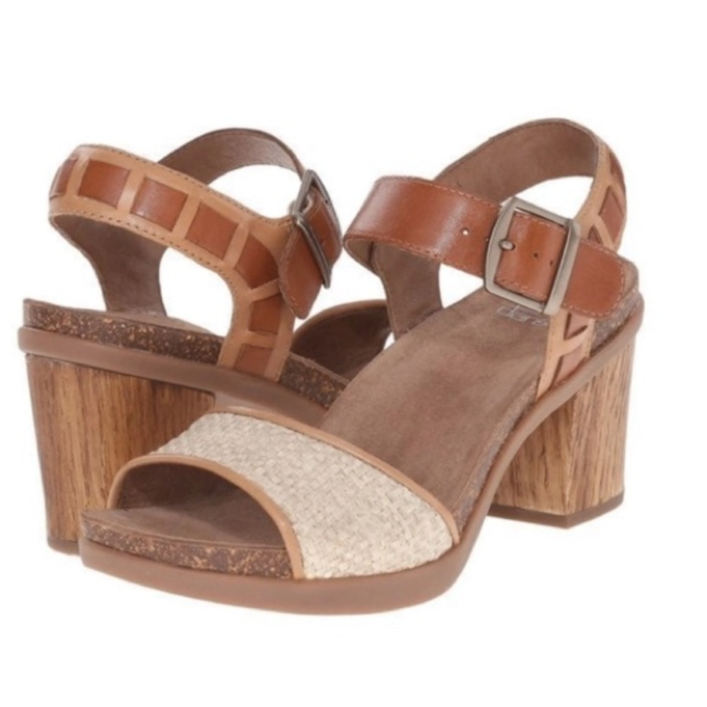 Dansko block heel sandals size 41‎